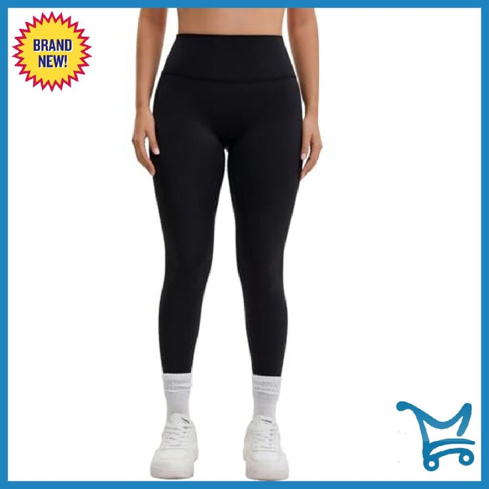 Fleece Lined Thermal Yoga Pants High Waisted Butt Lift Winter Leggings - Picture 7 of 7